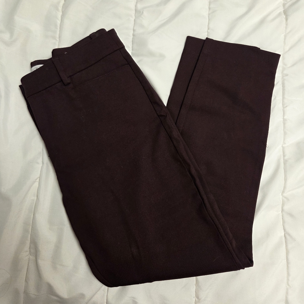 LOFT Women's Deep Purple Chinos
